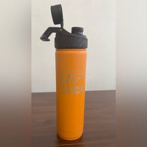 L.L. Bean Bright Orange Travel Bottle
